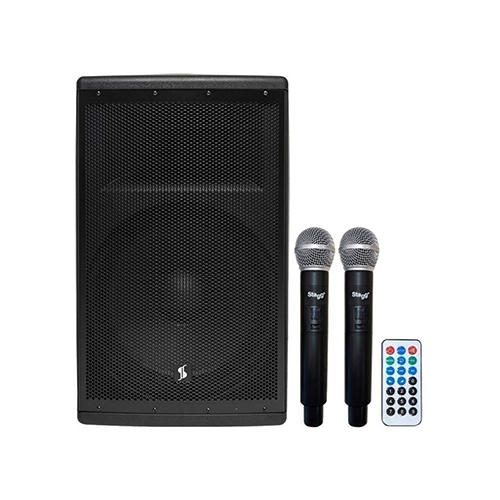Ενοικίαση Ηχείου Μπαταρίας Bluetooth STAGG AS15b | 200 watt + 2 Μικρόφωνα